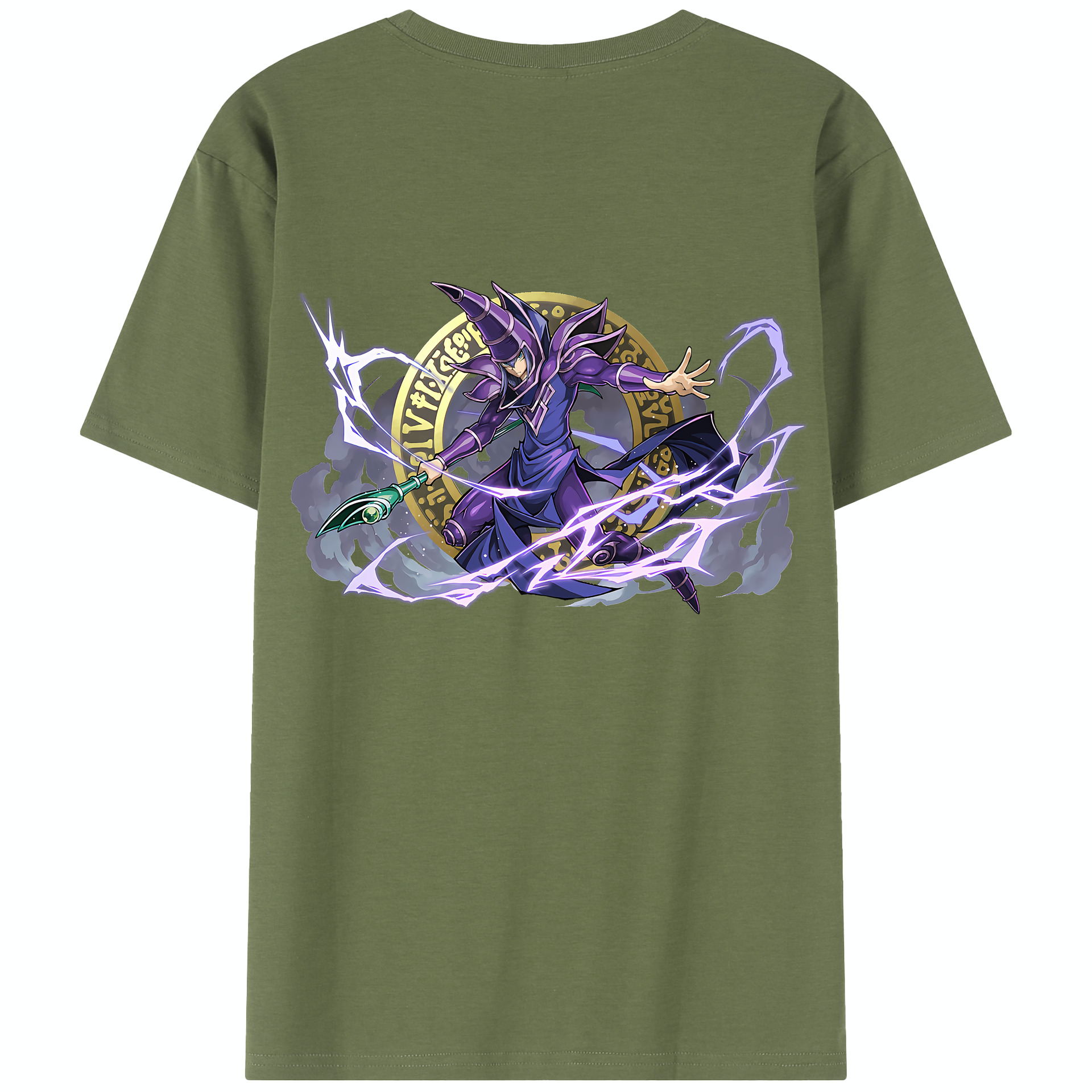 （画像用） 遊☆戯☆王 Yu-Gi-Oh! 綿100％半袖Tシャツ（背面プリント）